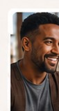 Man smiling